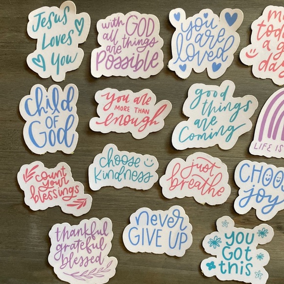 Handmade Faith Stickers - Picture 3 of 7